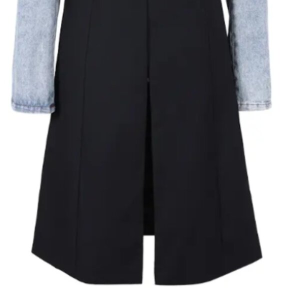 Black and denim trench - Picture 2 of 7